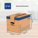 Fellowes Bankers Box Moving Box Small Brown Green (Pack of 5) 6205201 BB60703