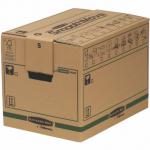 Fellowes Bankers Box Moving Box Small Brown Green (Pack of 5) 6205201 BB60703