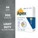 Fellowes Apex Light Duty Laminating Pouch A4 (Pack of 500) 6005201 BB62399