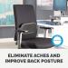 Fellowes I-Spire Series Lumbar Cushion Grey 8042201 BB66418
