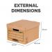 Bankers Box Earth Series Storage Box Brown (Pack of 10) 4472401 BB67063