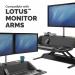 Fellowes Lotus SitStand Workstation Black 0007901 BB71636