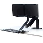 Fellowes Extend Sit Stand Workstation Featuring Humanscale Technology Dual 9801 BB71786