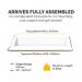 Fellowes Lotus SitStand Workstation White 0009901 BB71890