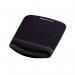 Fellowes Plush Touch Mousepad Wristrest Black 9252003 BB71891