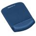 Fellowes Plushtouch Mousepad Wrist Support Blue 9287302