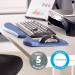 Fellowes Plushtouch Blue Keyboard Wrist Support 9287402 BB71894