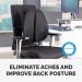 Fellowes Back Angel Back Support Black 8026401 BB72185