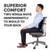 Fellowes Back Angel Back Support Black 8026401 BB72185