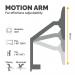 Fellowes Platinum Series Single Monitor Arm 8043301 BB72796