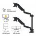 Fellowes Platinum Series Dual Stacking Monitor Arm 8043401 BB72797