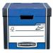 Fellowes Bankers Box Premium Presto Storage Box Blue/White (Pack of 10) 7260603 BB729