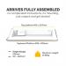 Fellowes Lotus DX SitStand Workstation White 8081101 BB73082