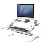 Fellowes Lotus DX Sit-Stand Workstation White 8081101 BB73082