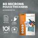 Fellowes Admire EasyFold Laminating Pouch A4 160 Micron Total Thickness (Pack of 25) 5601901 BB73085