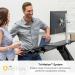 Fellowes Lotus SitStand Workstation Single Screen Black 8081701 BB73582