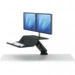 Fellowes Lotus RT SitStand Workstation Dual Screen Black 8081601 BB73583