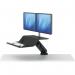 Fellowes Lotus RT SitStand Workstation Dual Screen Black 8081601 BB73583