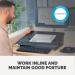 Fellowes Hana DocumentWriting Slope Adjustable Position Black 8055701 BB73700