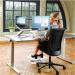 Fellowes Hana Laptop Support Height Adjustable 230V USB Grey 8064401 BB75147