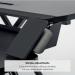 Fellowes Corsivo Sit/Stand Workstation Black 8091001 BB75149