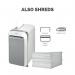 Fellowes Powershred LX221 Micro-Cut Shredder White 5050501 BB75156