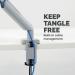 Fellowes Platinum Series Single Monitor Arm Silver 8056401 BB76421