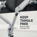 Fellowes Platinum Series Dual Monitor Arm Silver 8056501 BB76422