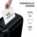 Fellowes Powershred LX65 Cross-Cut Shredder Black 4400601 BB76478