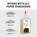 Fellowes Powershred Shredder Oil Light Amber 335ml Bottle 3608601 BB77555