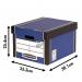 Bankers Box Premium Classic Box Blue (5 Pack) 7250617 BB78269