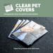 Fellowes Binding Covers for CombWire Binding Machines A4 200 Micron Clear PET (Pack of 100) 5384701 BB78271