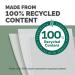 Fellowes Binding Covers for CombWire Binding Machines A4 250 Micron Clear PET (Pack of 100) 5384801 BB78272