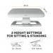 Fellowes Hana Footrest White 100016999 BB79607