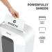 Fellowes LX25 Cross-Cut Shredder White 100110063 BB80256