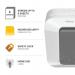 Fellowes Powershred LX25 Cross-Cut Shredder White 100110063 BB80256