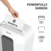 Fellowes Powershred LX25 Cross-Cut Shredder White 100110063 BB80256