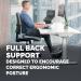 Fellowes Comfort Back Cushion Black 100119852 BB80305