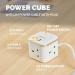 Fellowes Power Cube Type G UKIE 3 Sockets 1 USB-A + 2 USB-C Ports White 100137166 BB80665