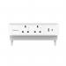 Fellowes Power Desk 2 Type G UKIE 2 Sockets 1 USB-A + 1 USB-C Port White 100137181 BB80680