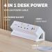 Fellowes Power Desk 2 Type G UKIE 2 Sockets 1 USB-A + 1 USB-C Port White 100137181 BB80680
