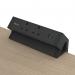 Fellowes Power Desk 2 Type G UKIE 2 Sockets 1 USB-A + 1 USB-C Port Black 100136987 BB80686