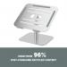 Fellowes Alumia Desk Based Laptop Stand Silver 100138880 BB80822
