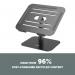Fellowes Alumia Desk Based Laptop Stand Black 100138881 BB80823