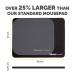 Fellowes Breyta XL Fabric Mouse Pad Black 100138995 BB80863