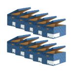 Bankers Box Flip Top Box Blue (Pack of 5) Buy 1 Get 1 Free 4484101 BB810600