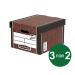 Fellowes Bankers Box Premium Presto Woodgrain (Pack of 10) 3 For 2 BB810620