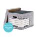 Fellowes Bankers Box System Storage Box Grey (Pack of 10) 3 FOR 2 BB810623