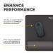 Fellowes Breyta Standard Mouse Pad Wrist Rest Black 100142555 BB81216