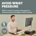 Fellowes Breyta XL Mouse Pad Wrist Rest Black 100142560 BB81220